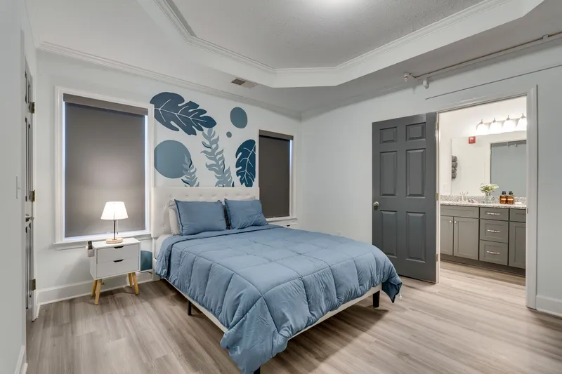 Bright and serene private room at Serenity Ranch Recovery